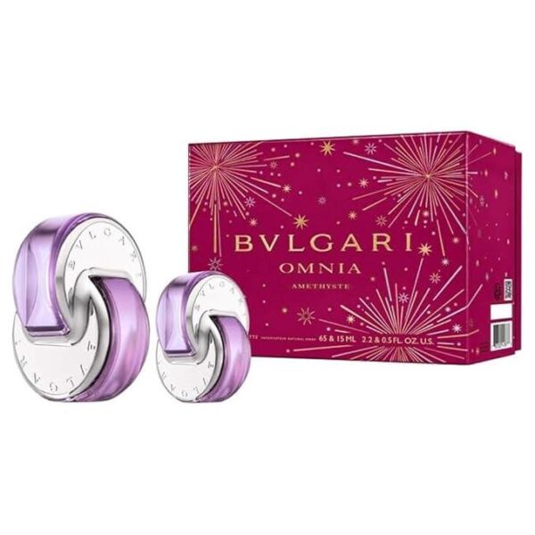 Bvlgari Omnia Amethyste 2 piece Eau de Toilette for Women – 2 piece gift set