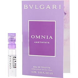 Bvlgari Omnia Amethyste by Bvlgari EDT SPRAY VIAL ON CARD for WOMEN