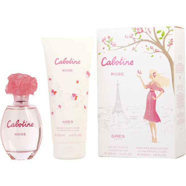 Cabotine Rose by Parfums Gres Women's Fragrance Gift Set