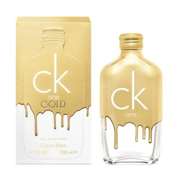 Calvin Klein Ck One Gold Eau de Toilette for Unisex – 6.7 oz
