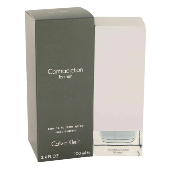 Calvin Klein Contradiction Eau de Toilette for Men – 3.4 oz