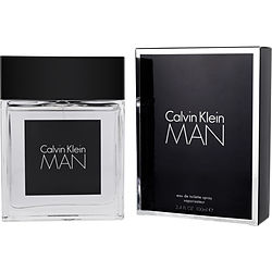 Calvin Klein Man Eau de Toilette Spray for Men, 3.4 oz