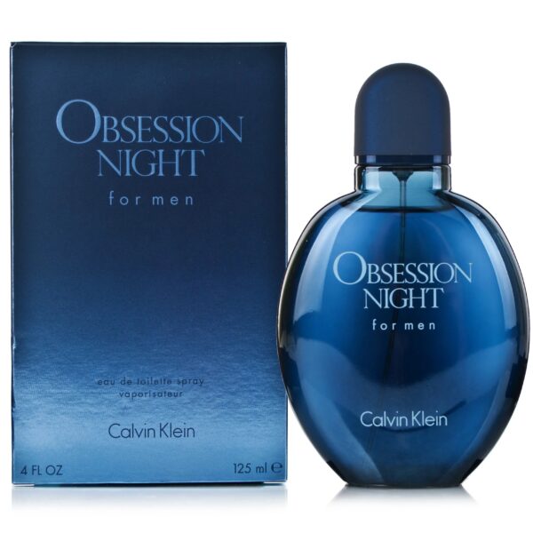 Calvin Klein Obsession Night Eau de Toilette for Men – 4 oz