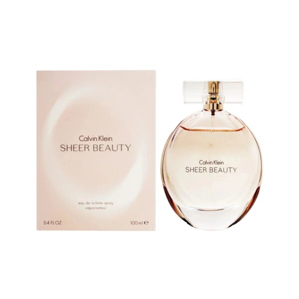 Calvin Klein Sheer Beauty Eau de Toilette for Women – 3.4 oz