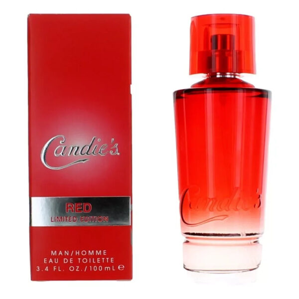 Candies Red Eau de Toilette for Men – 3.4 oz