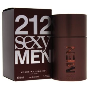 Carolina Herrera 212 Sexy Men Eau de Toilette for Men – 1.7 oz