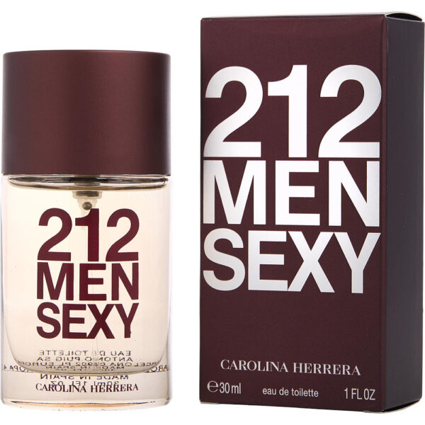 Carolina Herrera 212 Sexy Eau de Toilette for Men – 1 oz