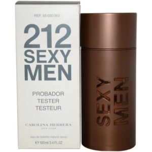 Carolina Herrera 212 Sexy Men Eau de Toilette for Men – 3.4 oz