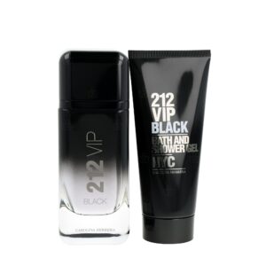 Carolina Herrera 212 VIP Black 2 piece v2 Eau de Parfum for Men – 2 piece gift set - v2