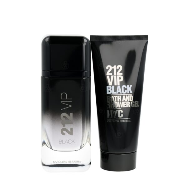 Carolina Herrera 212 VIP Black 2 piece v2 Eau de Parfum for Men – 2 piece gift set - v2