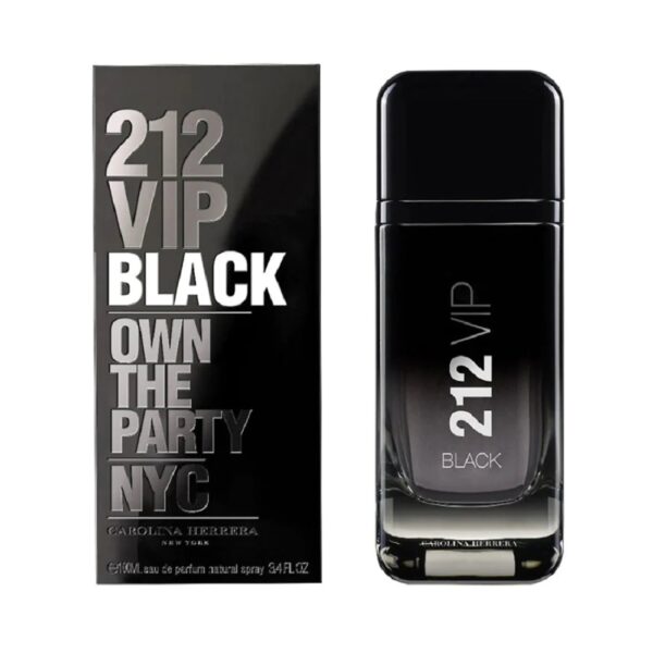 Carolina Herrera 212 VIP Black Eau de Parfum for Men – 3.4 oz