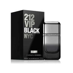 Carolina Herrera 212 VIP Black Elixir Eau de Parfum for Men – 1.7 oz