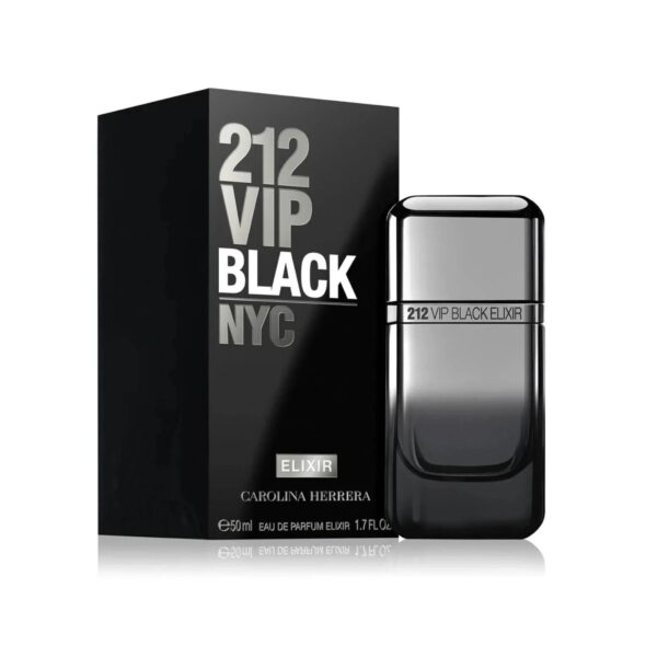 Carolina Herrera 212 VIP Black Elixir Eau de Parfum for Men – 1.7 oz