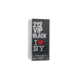 Carolina Herrera 212 VIP Black I Love NY Eau de Parfum for Men – 3.4 oz