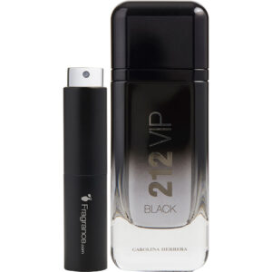 Carolina Herrera 212 Vip Black TRAVEL Eau de Parfum for Men – 0.27 oz