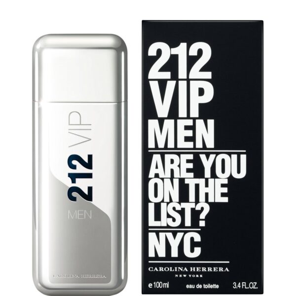 Carolina Herrera 212 VIP Eau de Toilette for Men – 3.4 oz