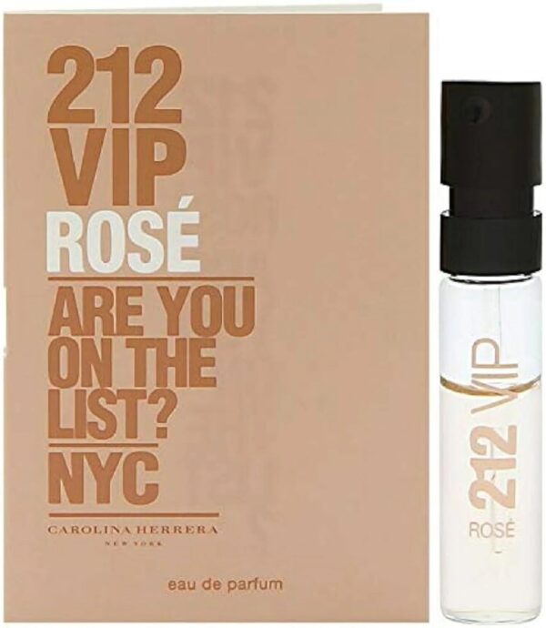 Carolina Herrera 212 VIP Rose Eau de Parfum for Women – 0.05 oz