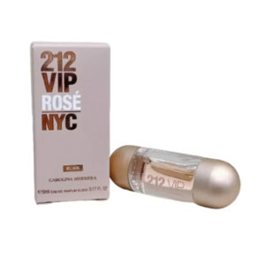 Carolina Herrera 212 VIP Rose Elixir Eau de Parfum for Women – 0.17 oz