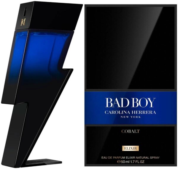 Carolina Herrera Bad Boy Cobalt Elixir Eau de Parfum for Men – 1.7 oz