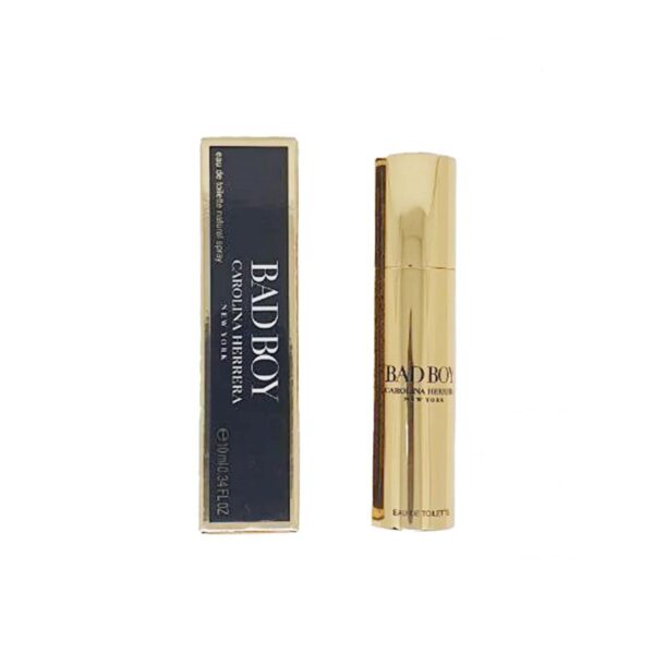 Carolina Herrera Bad Boy Gold Fantasy Eau de Toilette for Men – 0.34 oz