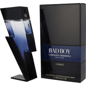 Carolina Herrera Ch Bad Boy Cobalt ELECTRIQUE Eau de Parfum for Men – 3.4 oz