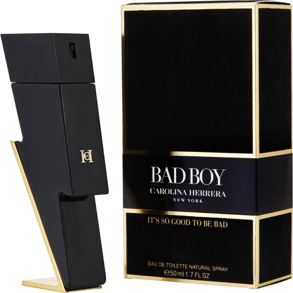 Carolina Herrera Ch Bad Boy Eau de Toilette for Men – 1.7 oz