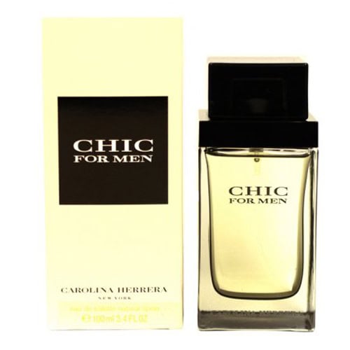 Carolina Herrera Chic Eau de Toilette for Men – 3.4 oz