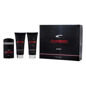 Carrera Black by Muelhens EDT Spray 3.4 OZ Gift Set for Men