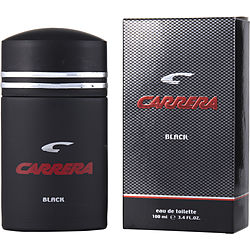 Carrera Black by Muelhens EDT Spray for Men - 3.4 oz