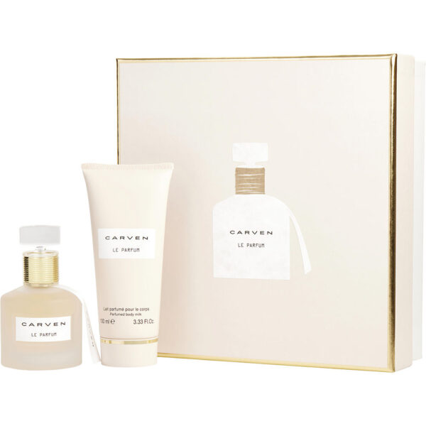 Carven Le Parfum EAU DE PARFUM SPRAY 1.7 OZ & BODY MILK 3.3 OZ