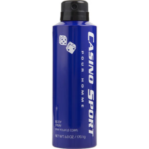 Casino Sport by Casino Parfums Body Spray for Men - 6 oz