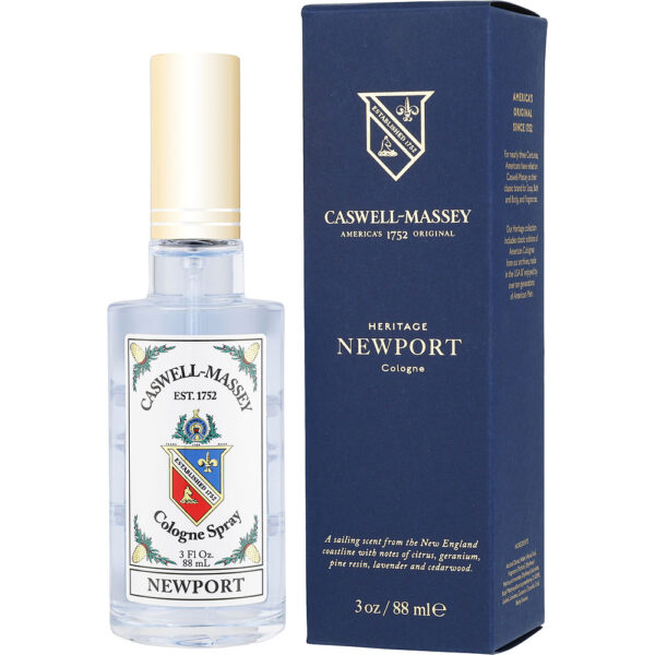 Caswell Massey Newport Cologne Spray for Men – 3 oz