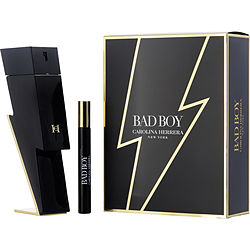 Ch Bad Boy by Carolina Herrera EDT Spray for Men - 3.4 oz & 0.34 oz Mini