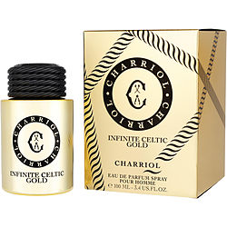 Charriol Infinite Celtic Gold Eau de Parfum for Men – 3.4 oz