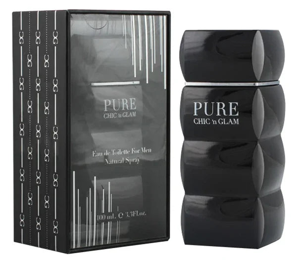 Chic 'n Glam Pure Eau de Toilette for Men – 3.3 oz