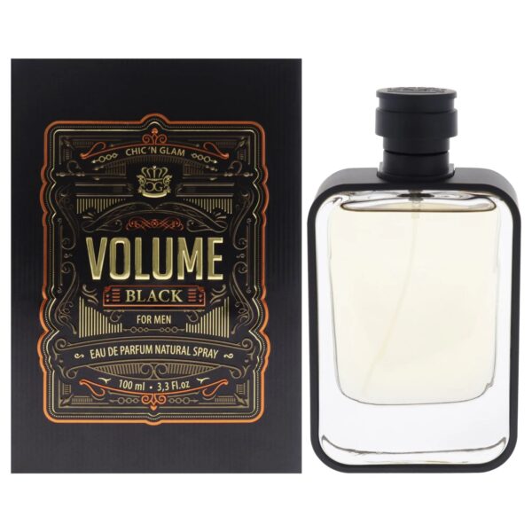 Chic 'n Glam Volume Black Eau de Toilette for Men – 3.4 oz