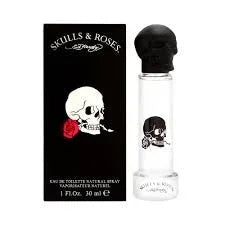 Christian Audigier Ed Hardy Skulls & Roses Eau de Toilette for Men – 1 oz