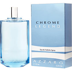 Chrome Legend by Azzaro EDT Spray for Men, 4.2 oz