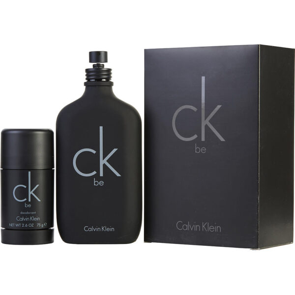 CK Be by Calvin Klein Unisex EDT Spray & Deodorant Stick Set