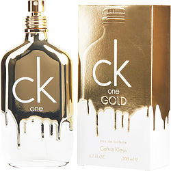 Ck One Gold by Calvin Klein EDT SPRAY 6.7 OZ