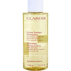 Clarins by Clarins Hydrating Toning Lotion with Aloe Vera & Saffron Flower Extracts - Normal to Dry Skin -400ml/13.5OZ for WOMEN