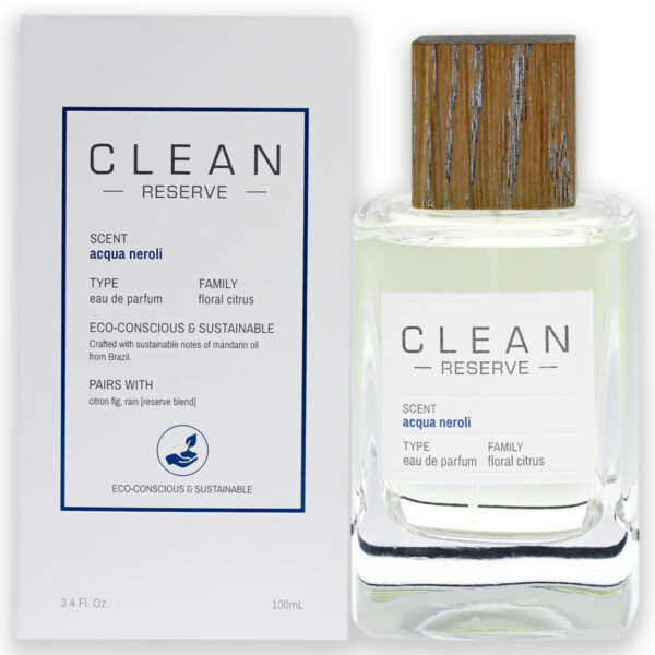Clean Reserve Acqua Neroli Eau de Parfum for Unisex – 3.4 oz