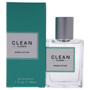 Clean Warm Cotton Classic Eau de Parfum for Unisex – 1 oz