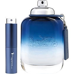 Coach Blue by Coach EDT Spray 0.27 oz Travel Spray for Men