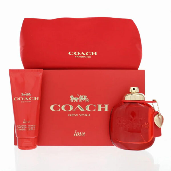 Coach Love 3 piece Eau de Parfum for Women – 3 piece gift set