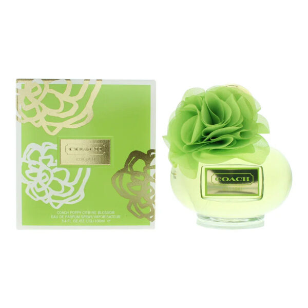 Coach Poppy Citrine Blossom Eau de Parfum for Women – 3.4 oz