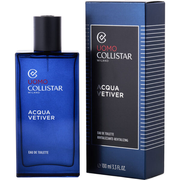 Collistar Uomo Acqua Vetiver Eau de Toilette for Men – 3.3 oz