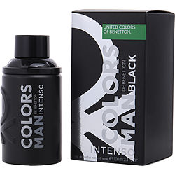 Colors De Benetton Black Intenso Eau de Parfum Spray 3.4 oz