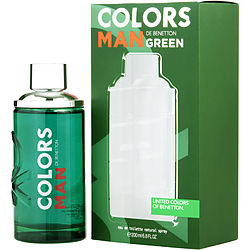 Colors De Benetton Green EDT Spray 6.8 oz for Men
