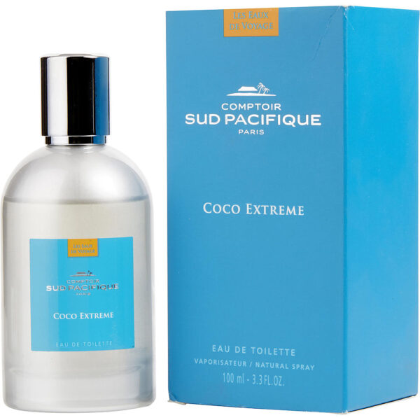 Comptoir Sud Pacifique Coco Extreme GLASS BOTTLE * Eau de Toilette for Women – 3.3 oz